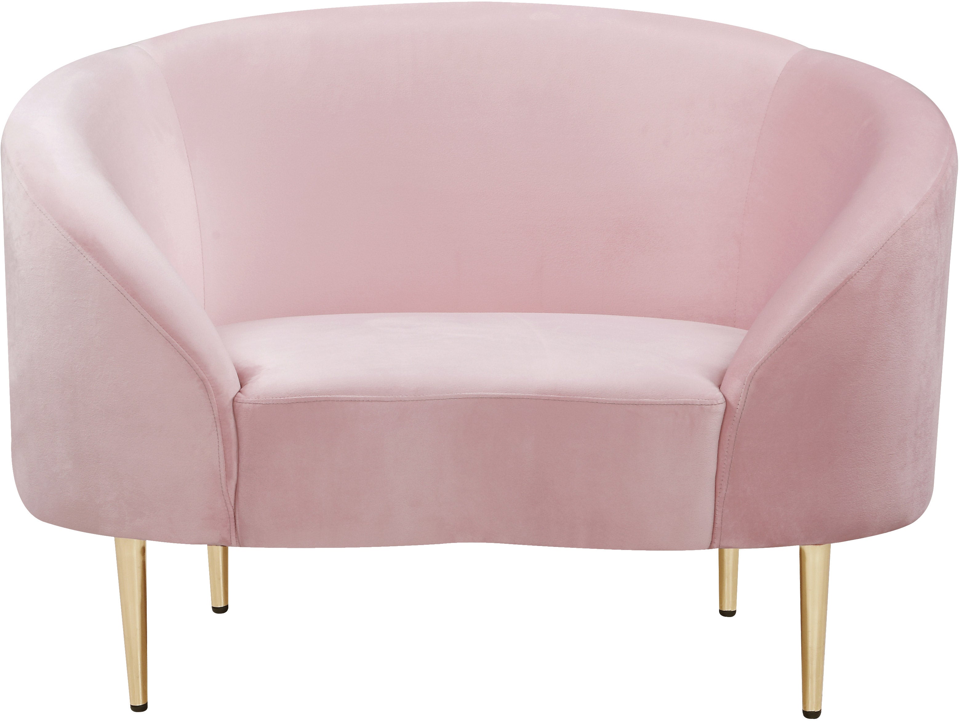 Fauteuil d'appoint rembourré en chenille Vivi