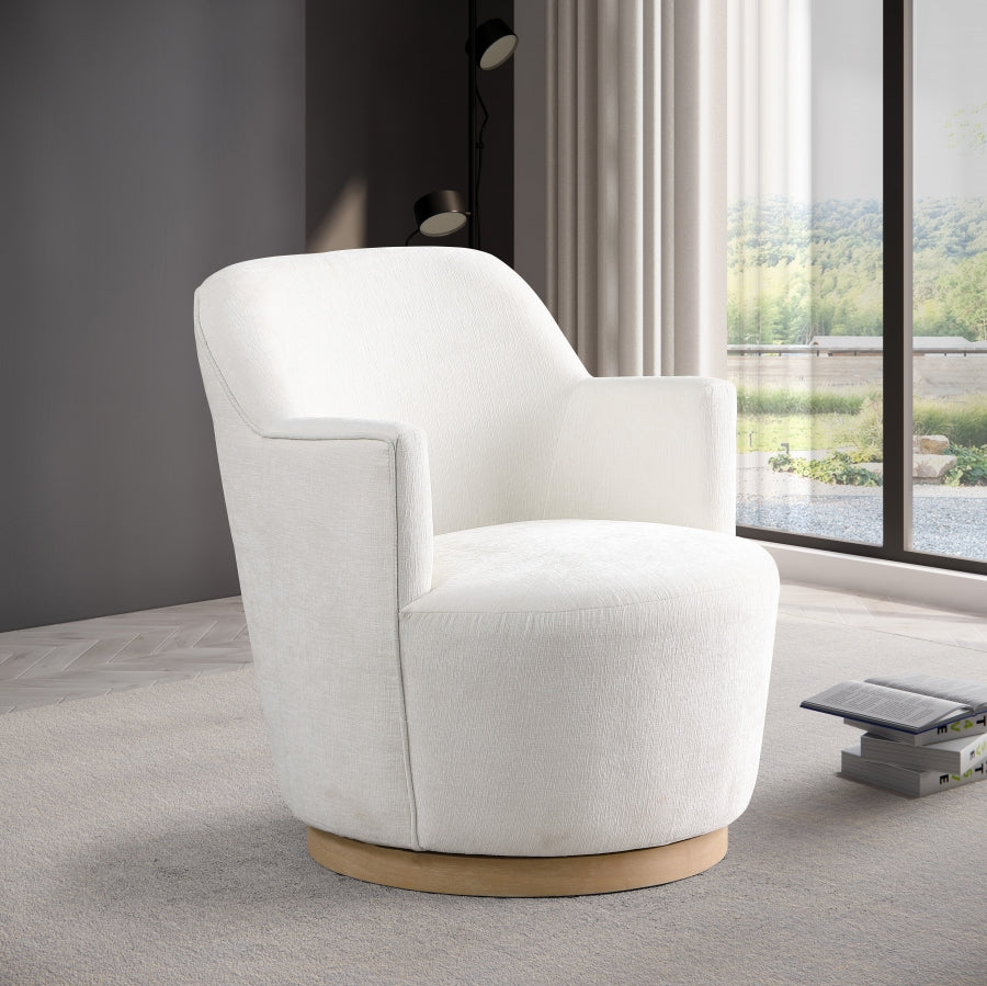 Fauteuil d'appoint rembourré en chenille Vivi