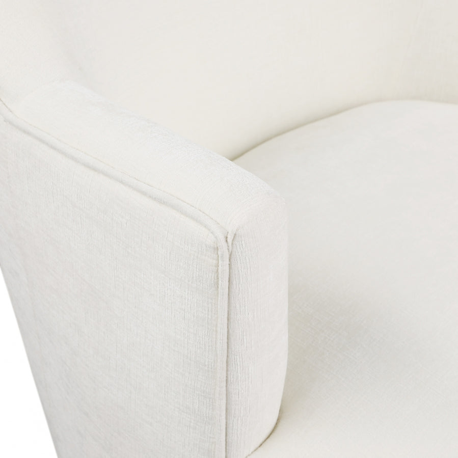Fauteuil d'appoint rembourré en chenille Vivi