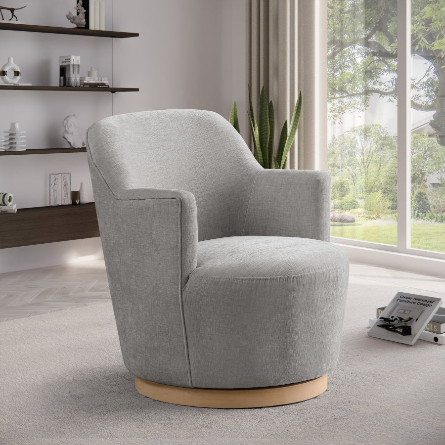 Fauteuil d'appoint rembourré en chenille Vivi