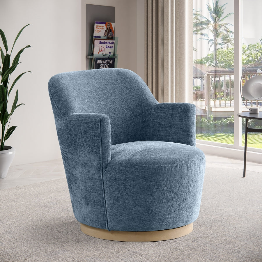 Fauteuil d'appoint rembourré en chenille Vivi