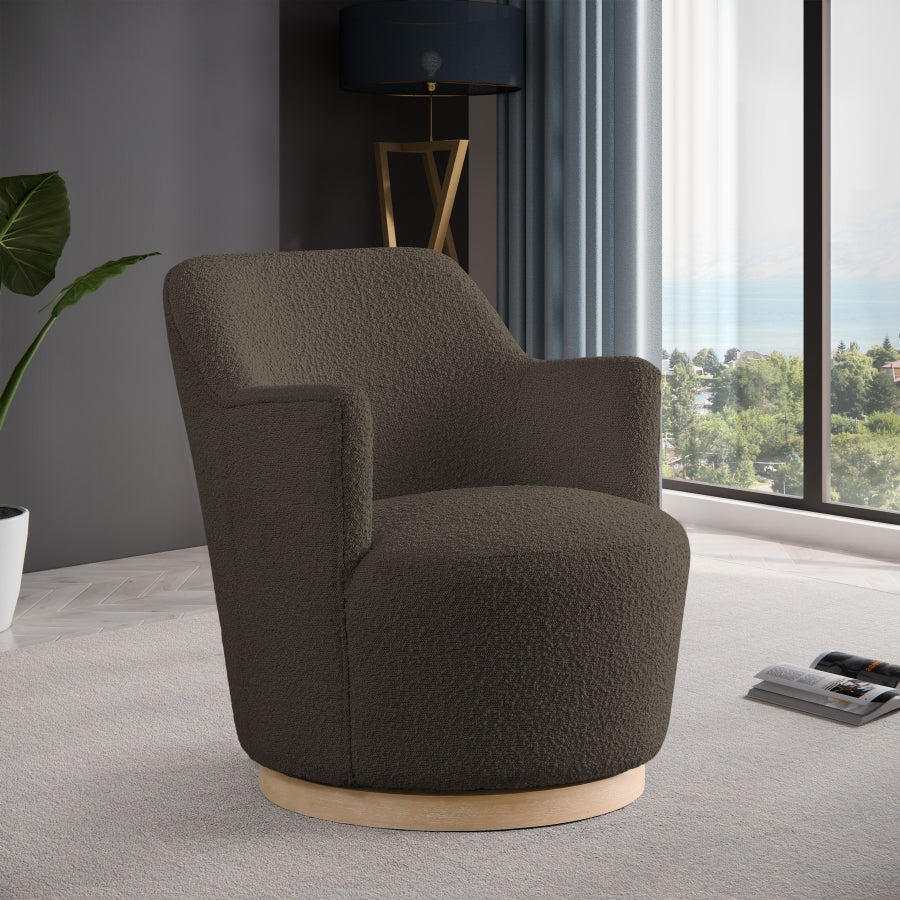 Fauteuil d'appoint rembourré en chenille Vivi