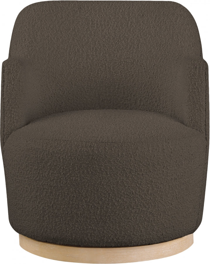 Fauteuil d'appoint rembourré en chenille Vivi