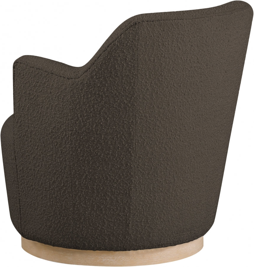 Fauteuil d'appoint rembourré en chenille Vivi