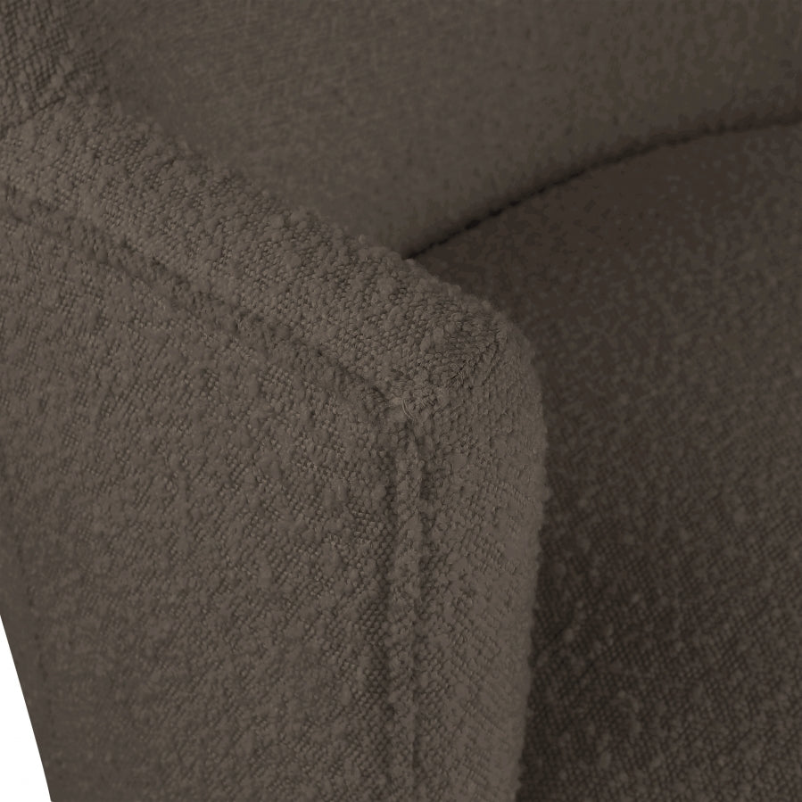 Fauteuil d'appoint rembourré en chenille Vivi