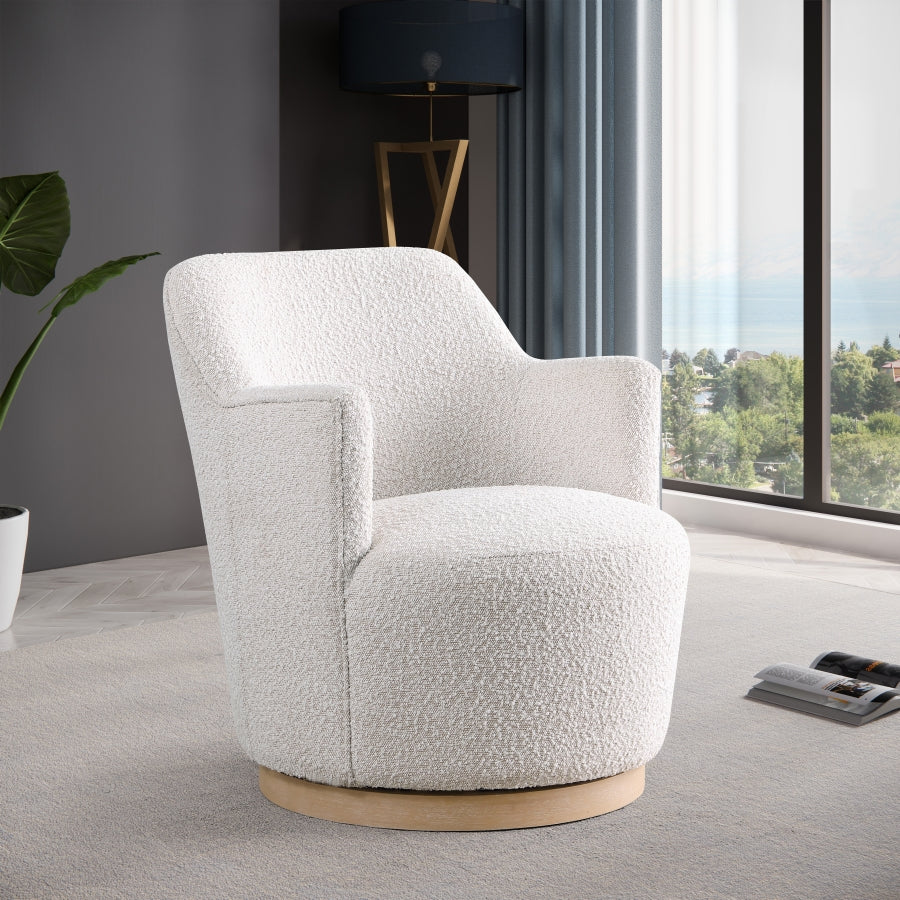 Fauteuil d'appoint rembourré en chenille Vivi