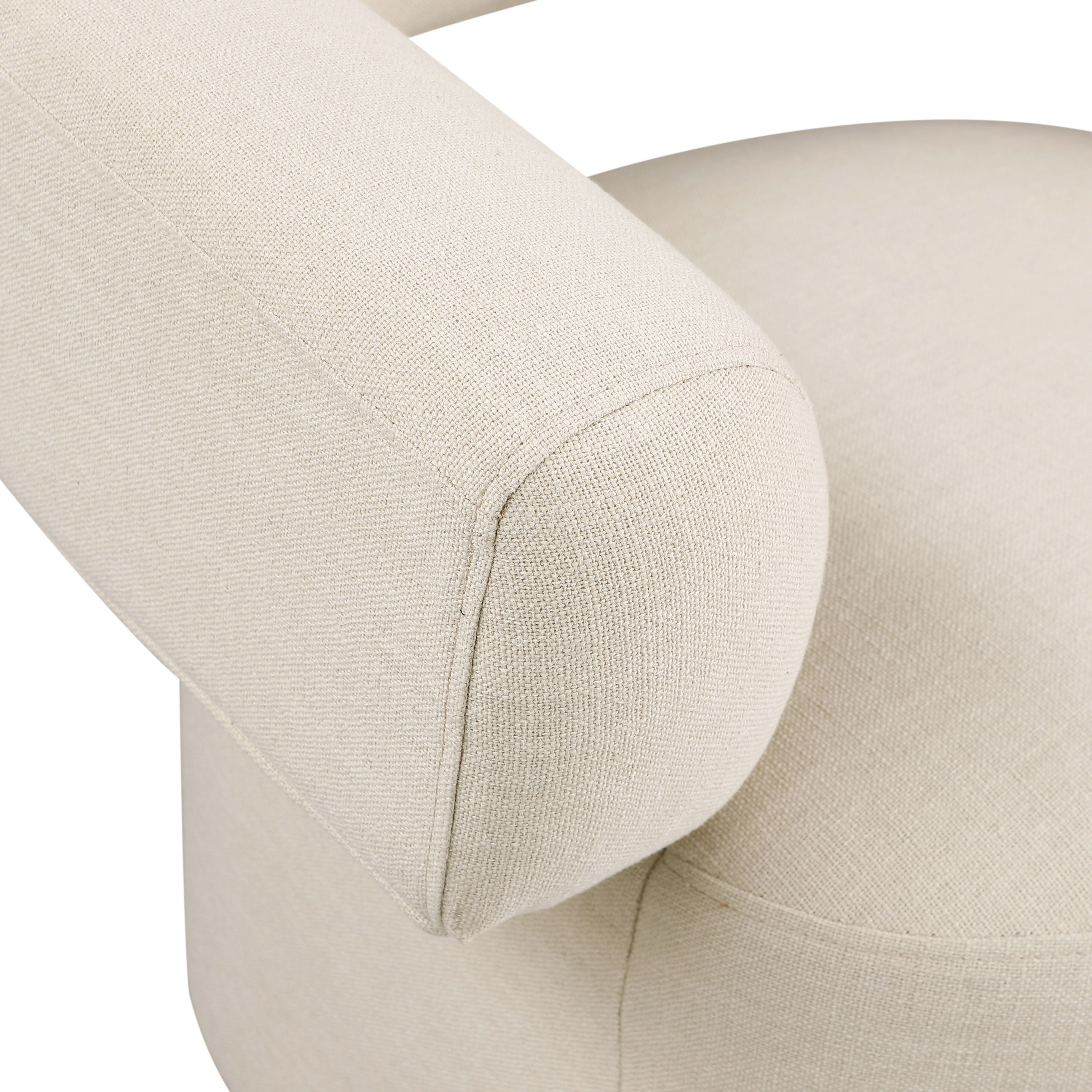 Fauteuil d'appoint rembourré en chenille Vivi