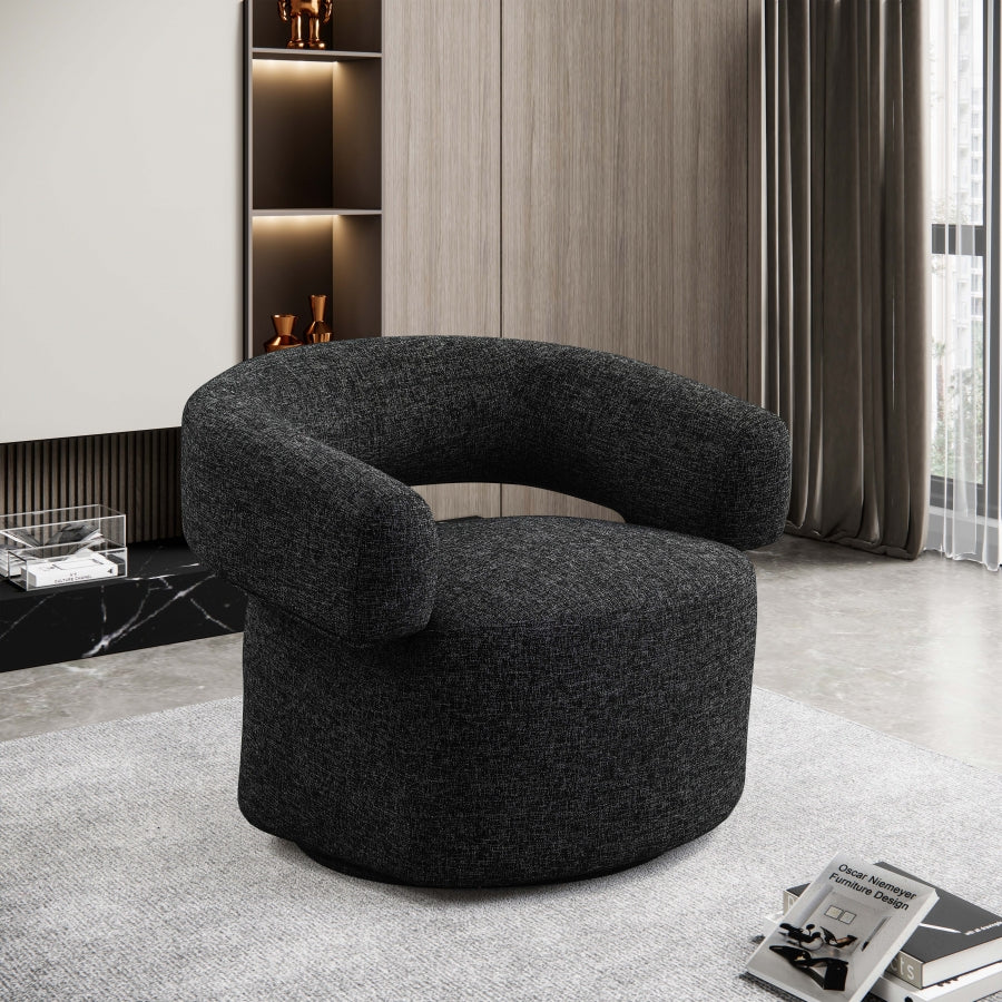 Fauteuil d'appoint rembourré en chenille Vivi