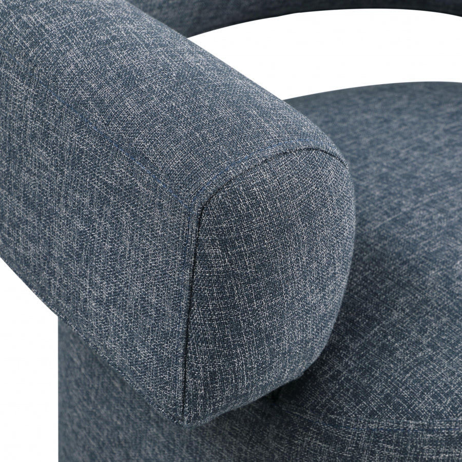 Fauteuil d'appoint rembourré en chenille Vivi