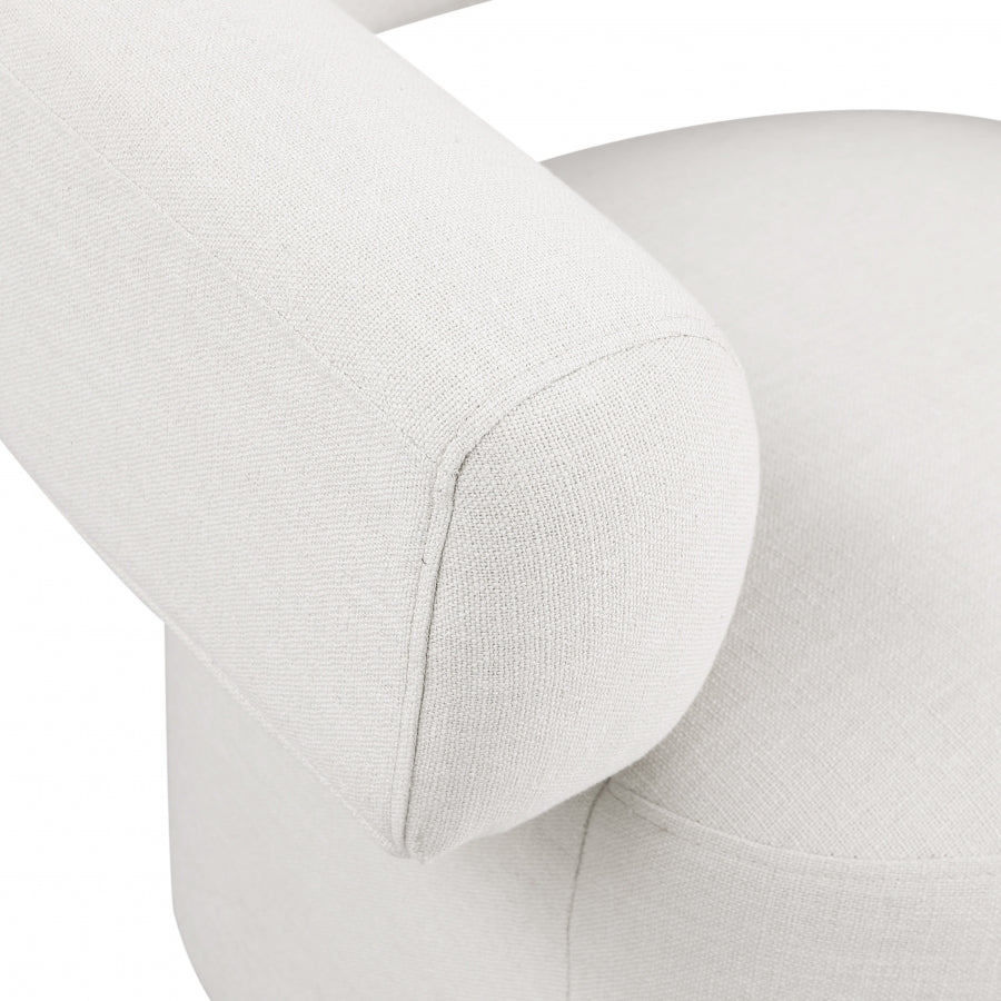 Fauteuil d'appoint rembourré en chenille Vivi