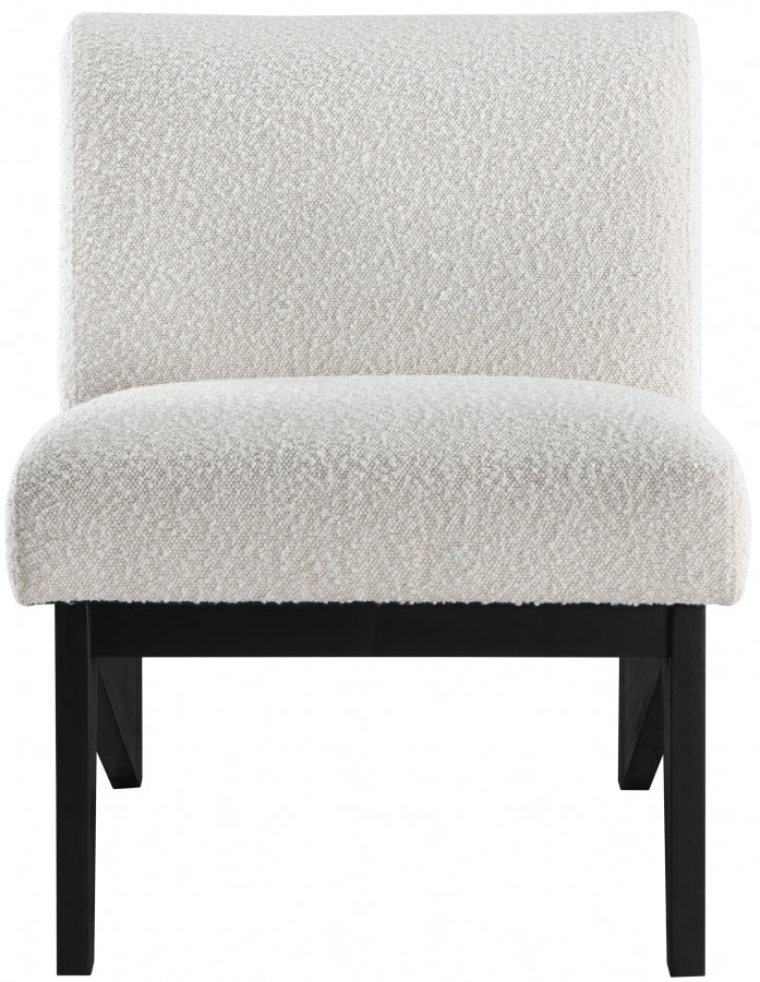 Fauteuil d'appoint rembourré en chenille Vivi