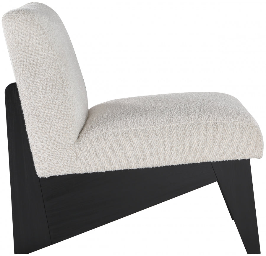 Fauteuil d'appoint rembourré en chenille Vivi