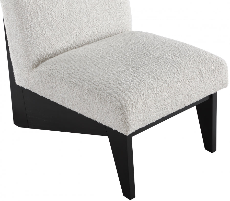 Fauteuil d'appoint rembourré en chenille Vivi