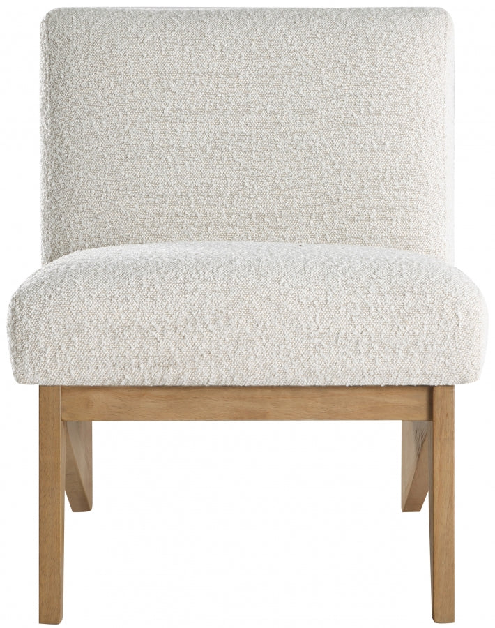 Fauteuil d'appoint rembourré en chenille Vivi