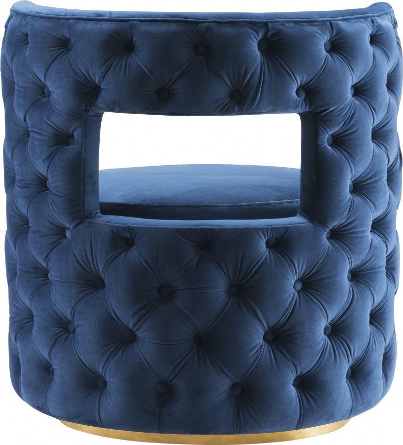 Fauteuil d'appoint rembourré en chenille Vivi