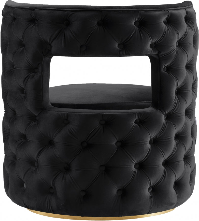 Fauteuil d'appoint rembourré en chenille Vivi