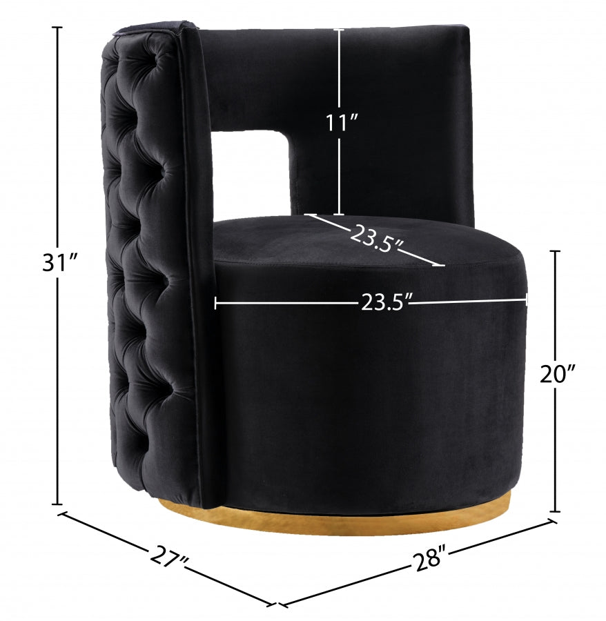 Fauteuil d'appoint rembourré en chenille Vivi