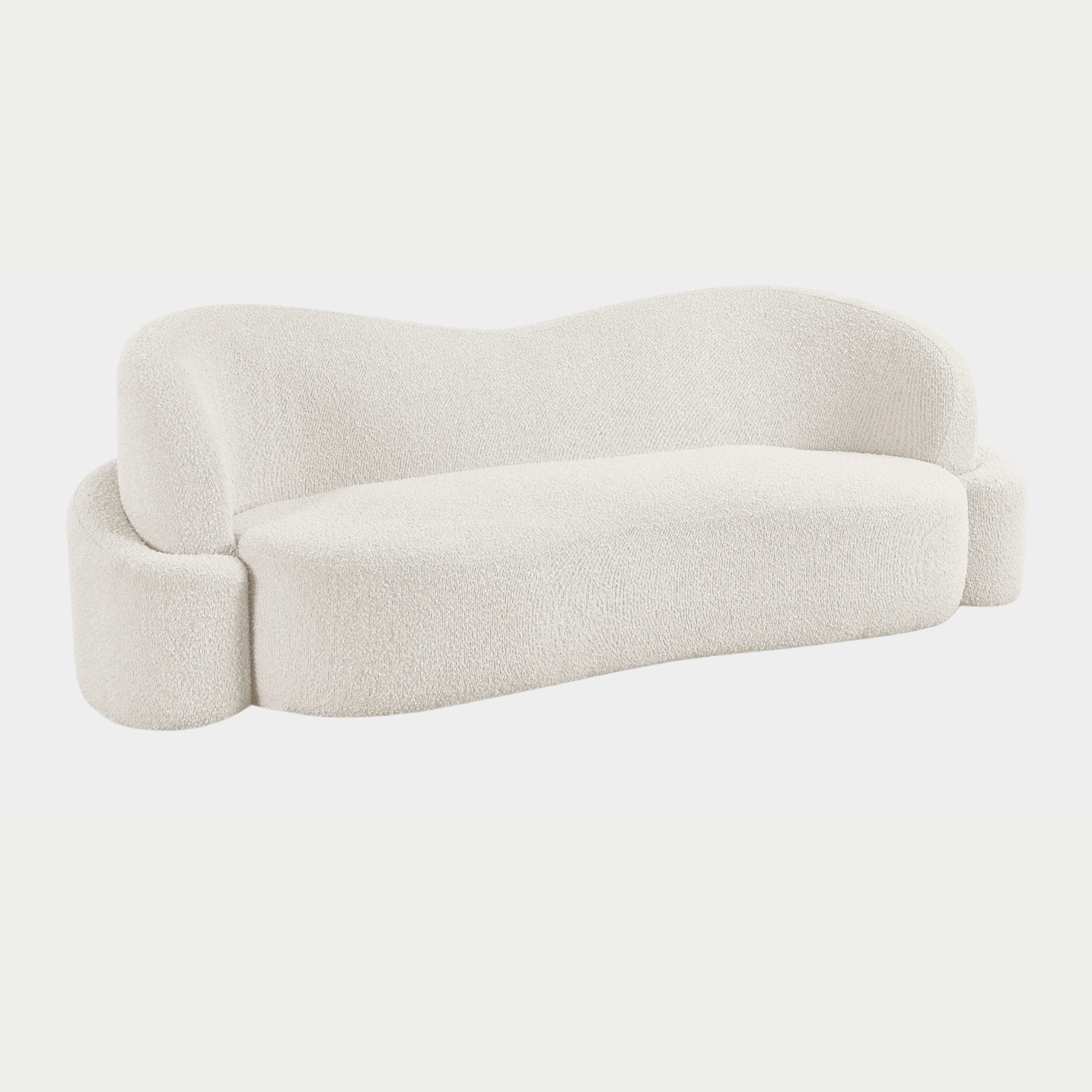 Canapé en tissu bouclé Principessa