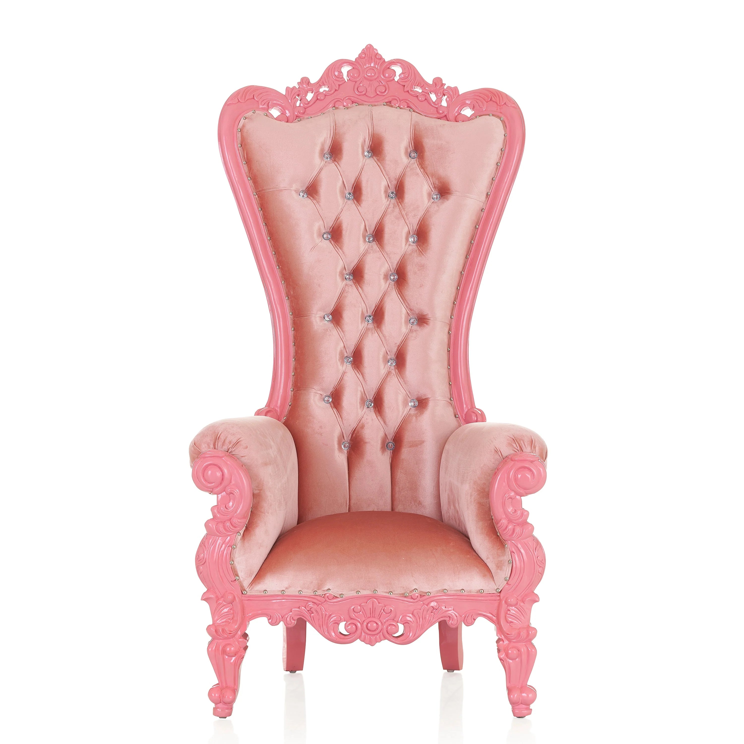 Chloe Throne Chair - Velvet