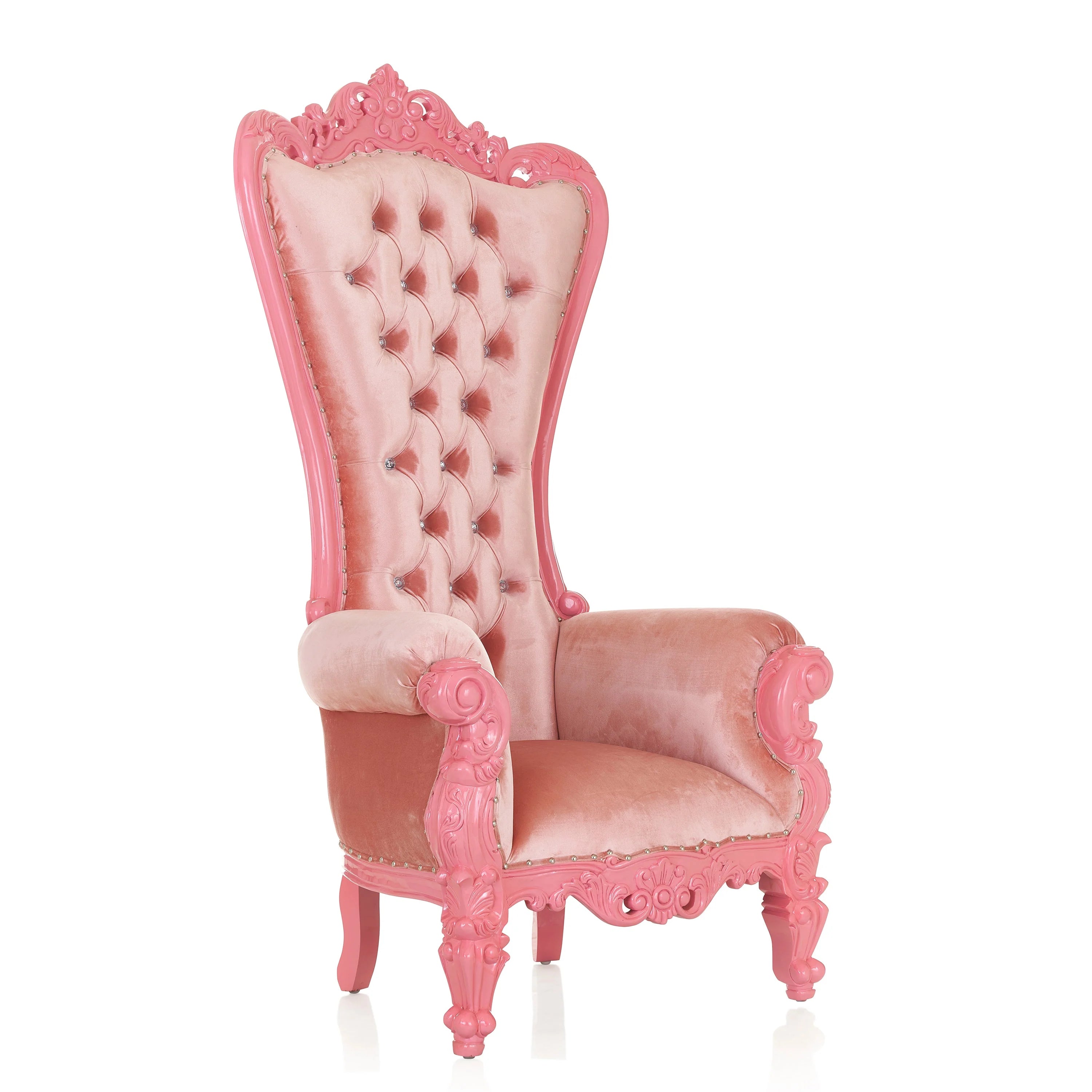 Chloe Throne Chair - Velvet