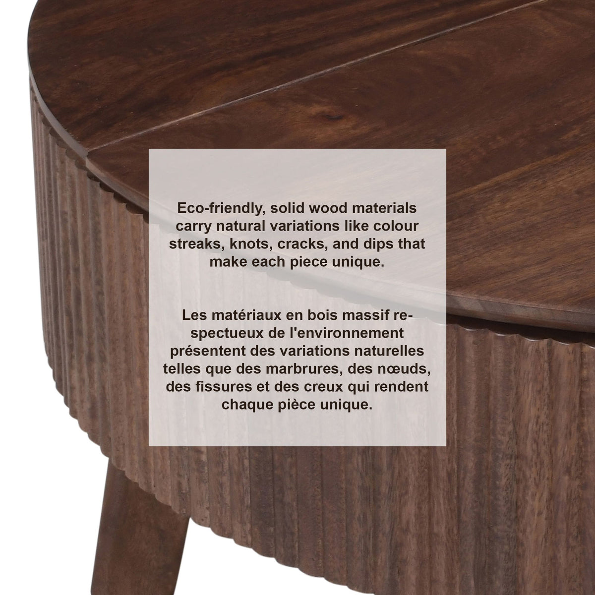 Balark Round Lift-Top Coffee Table
