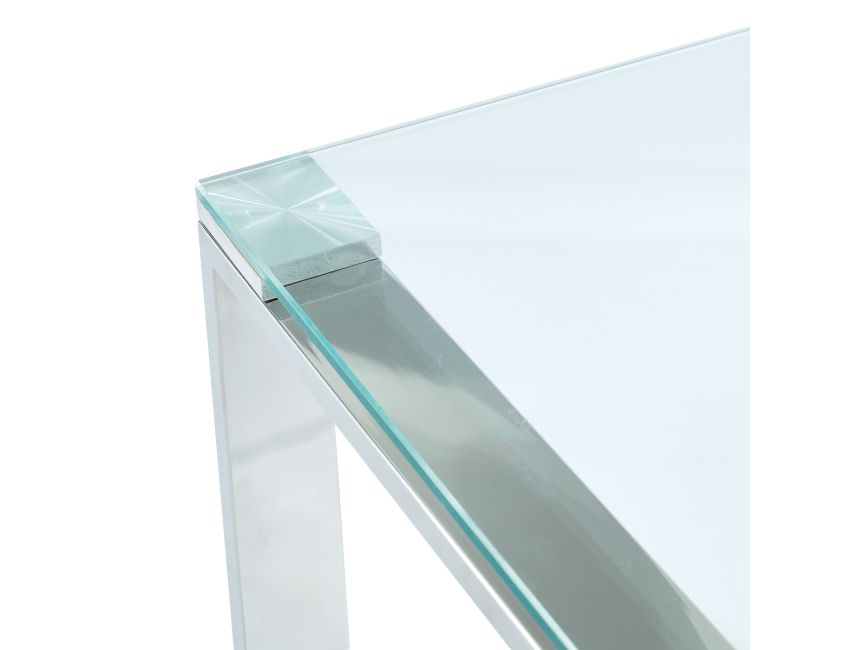 Zevon Coffee Table in Silver