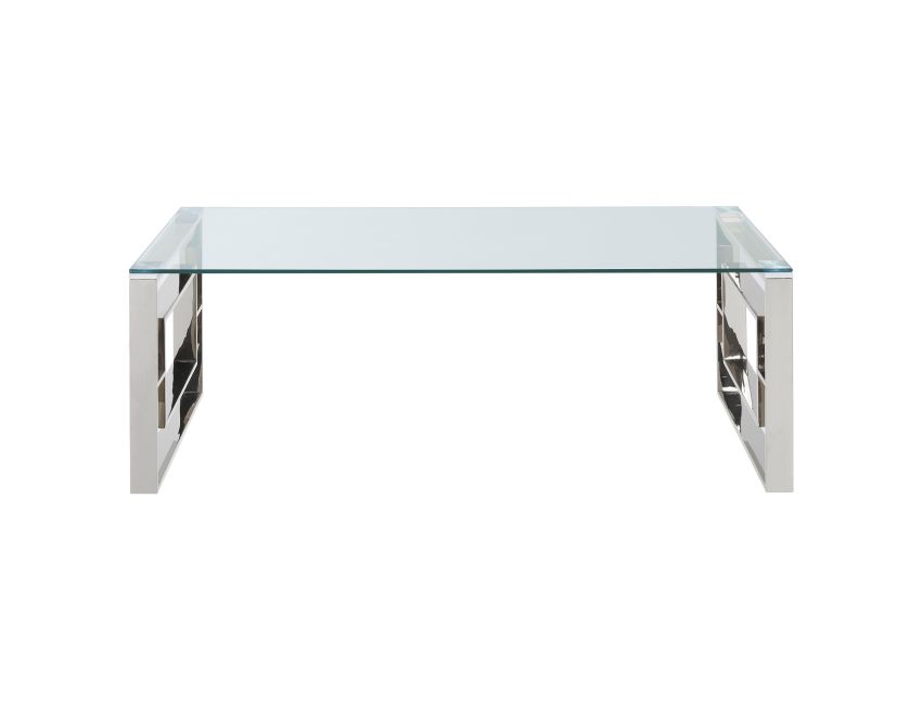 Eros Coffee Table in Silver