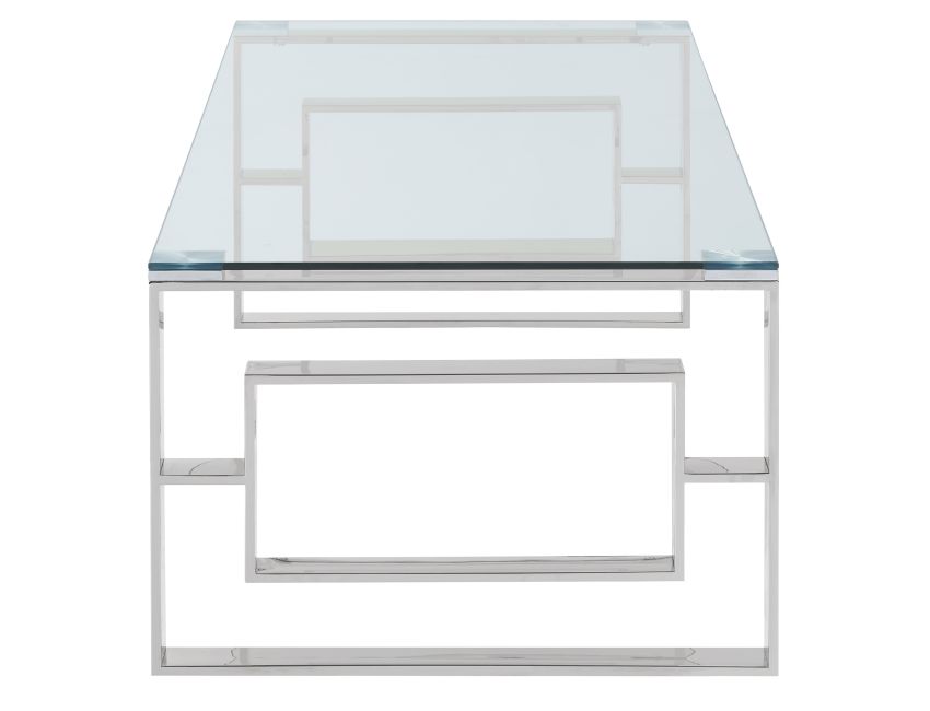 Eros Coffee Table in Silver