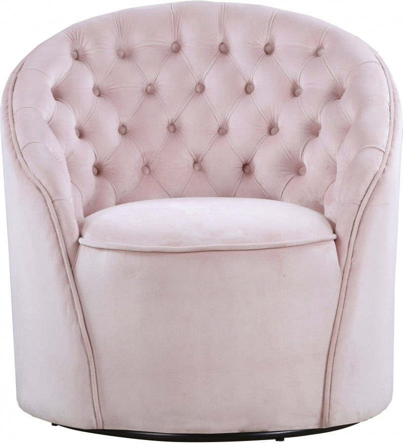 Fauteuil d'appoint rembourré en chenille Vivi