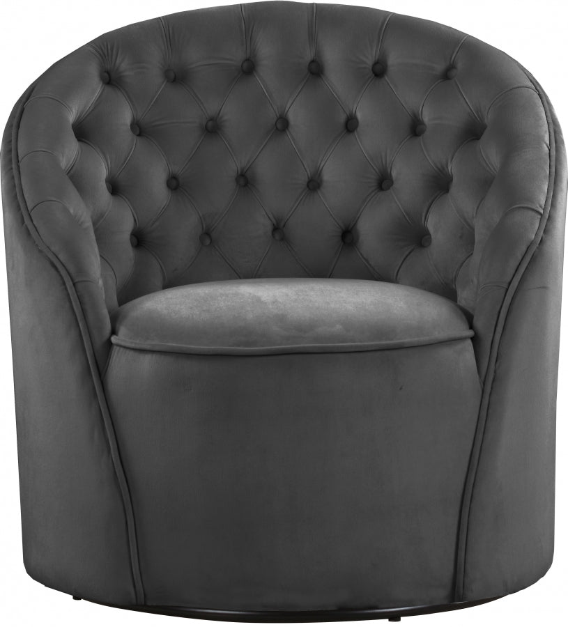 Fauteuil d'appoint rembourré en chenille Vivi