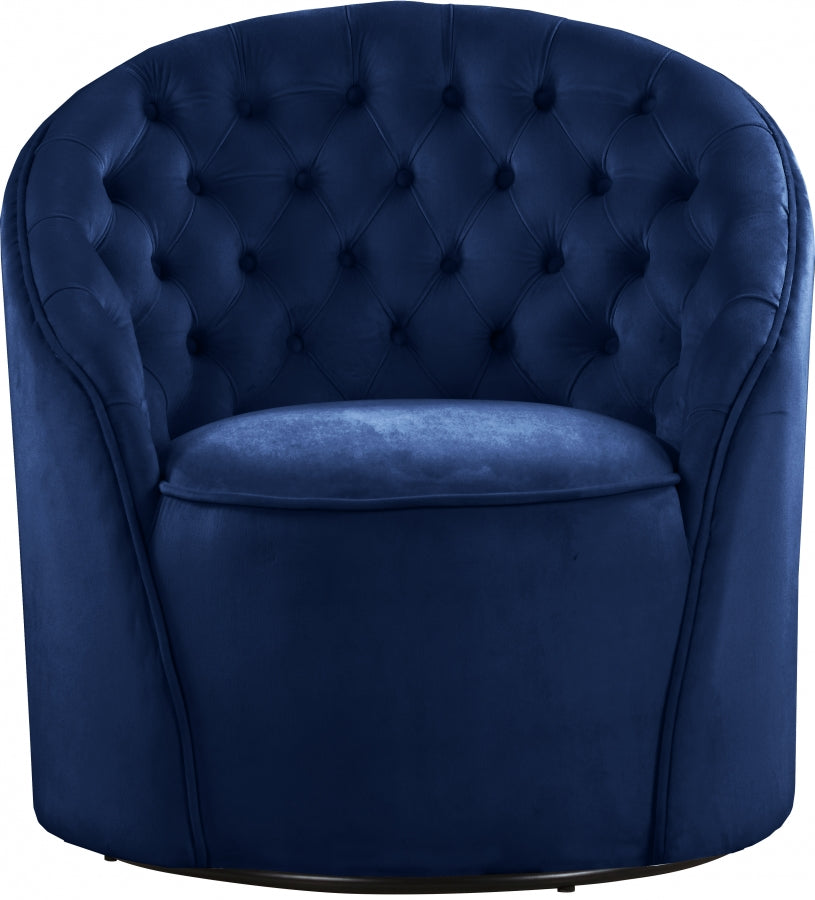 Fauteuil d'appoint rembourré en chenille Vivi