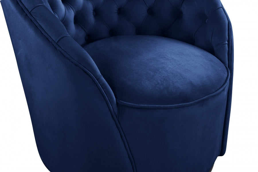 Fauteuil d'appoint rembourré en chenille Vivi