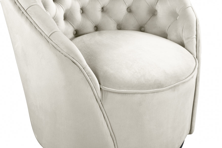 Fauteuil d'appoint rembourré en chenille Vivi