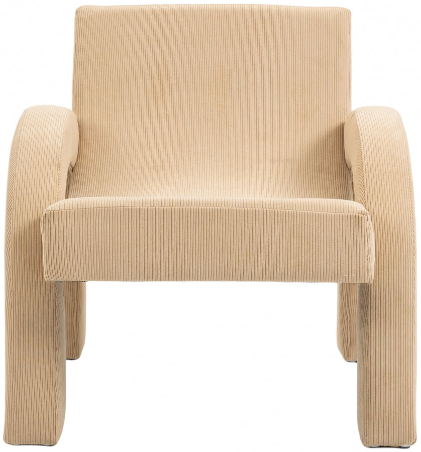 Fauteuil d'appoint rembourré en chenille Vivi