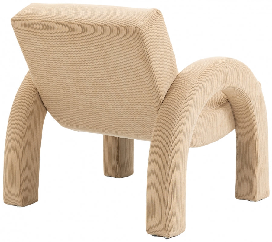 Fauteuil d'appoint rembourré en chenille Vivi