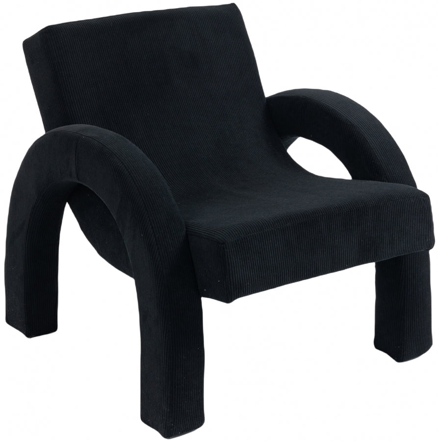 Fauteuil d'appoint rembourré en chenille Vivi