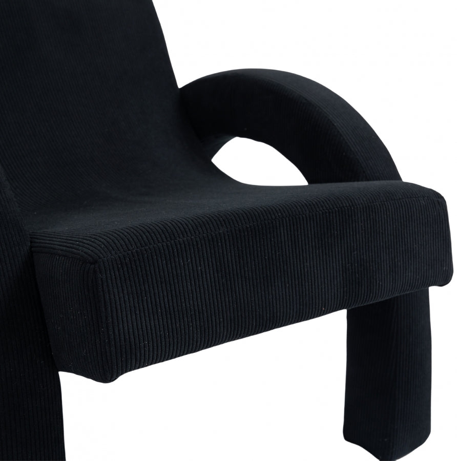 Fauteuil d'appoint rembourré en chenille Vivi