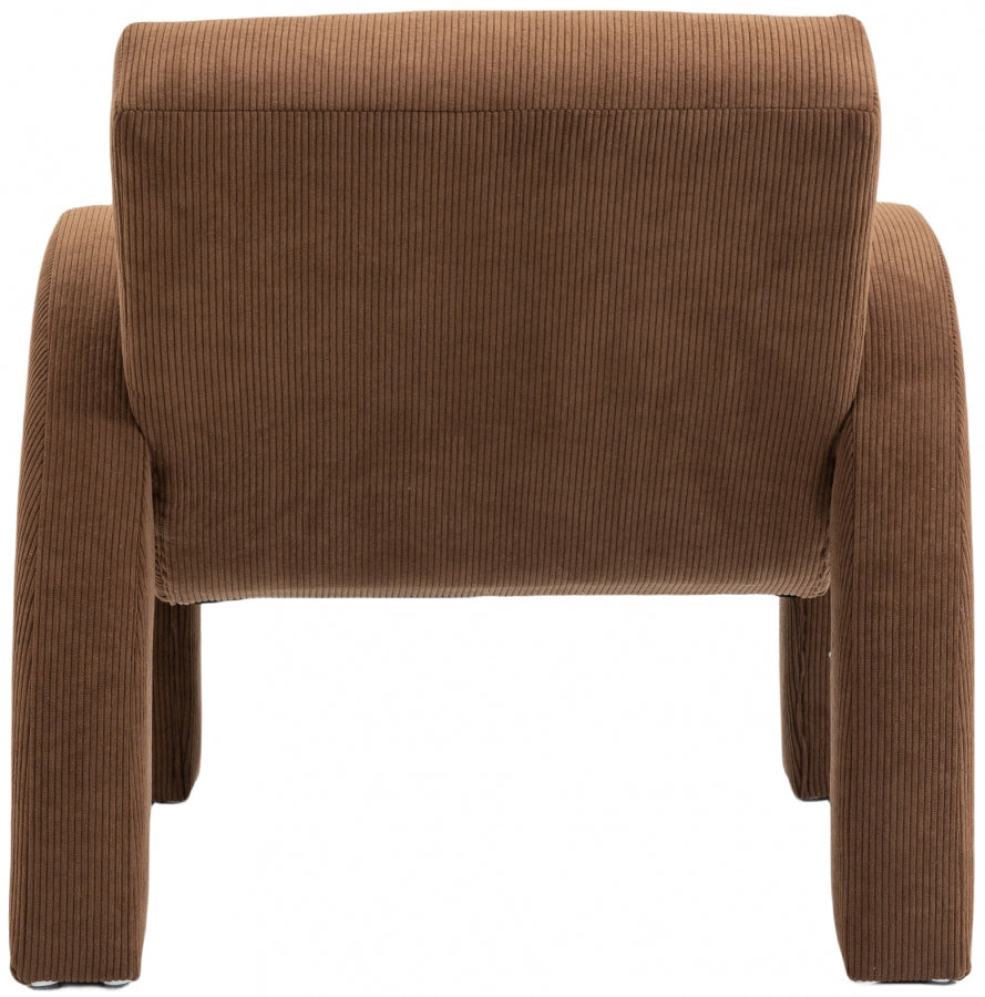Fauteuil d'appoint rembourré en chenille Vivi