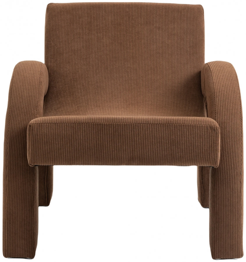 Fauteuil d'appoint rembourré en chenille Vivi