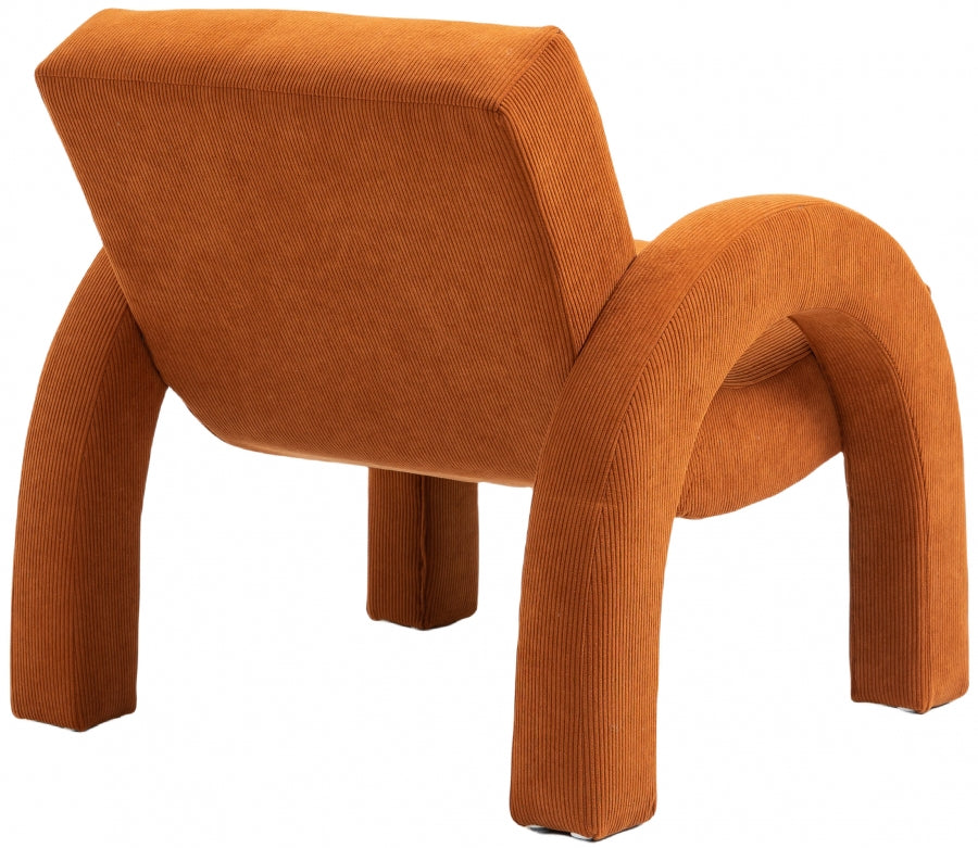 Fauteuil d'appoint rembourré en chenille Vivi