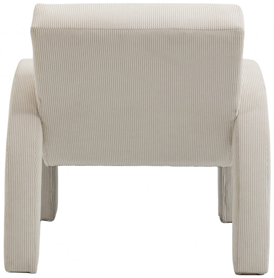 Fauteuil d'appoint rembourré en chenille Vivi