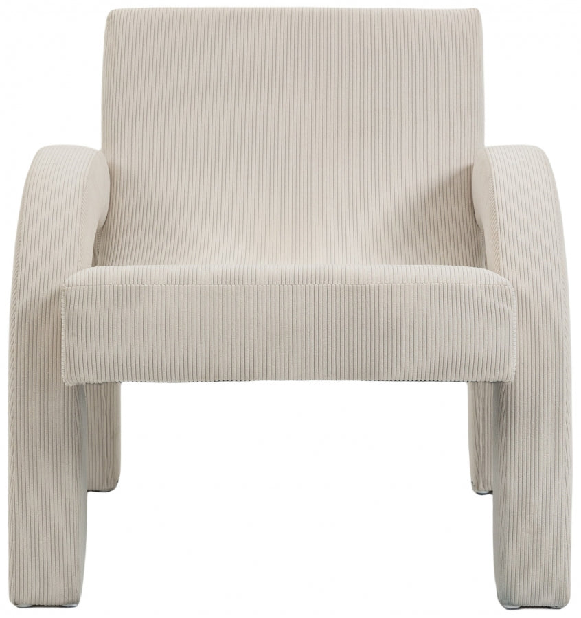 Fauteuil d'appoint rembourré en chenille Vivi