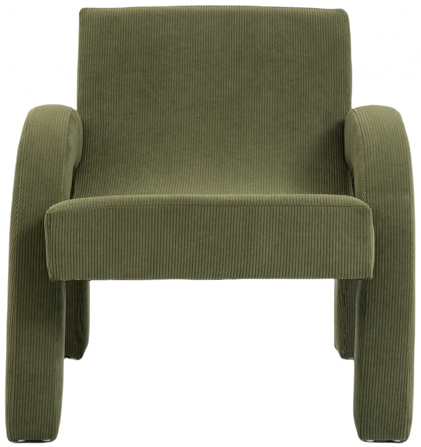 Fauteuil d'appoint rembourré en chenille Vivi