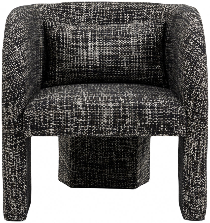 Fauteuil d'appoint rembourré en chenille Vivi