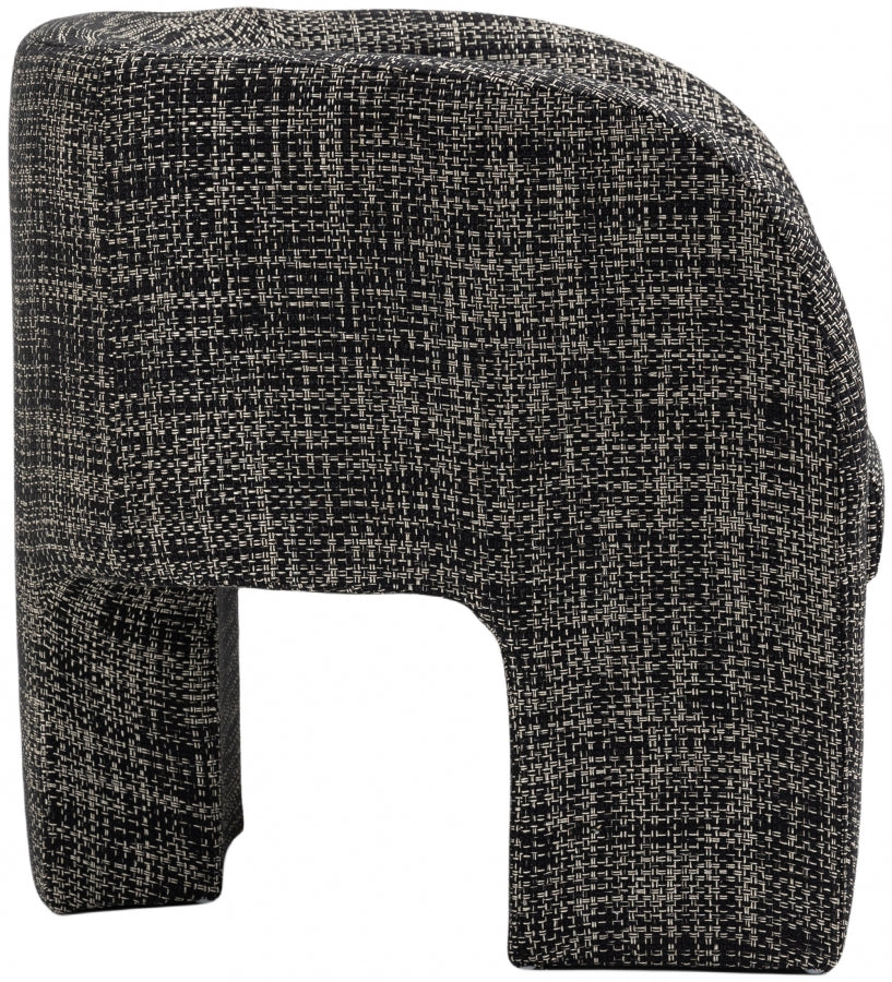 Fauteuil d'appoint rembourré en chenille Vivi