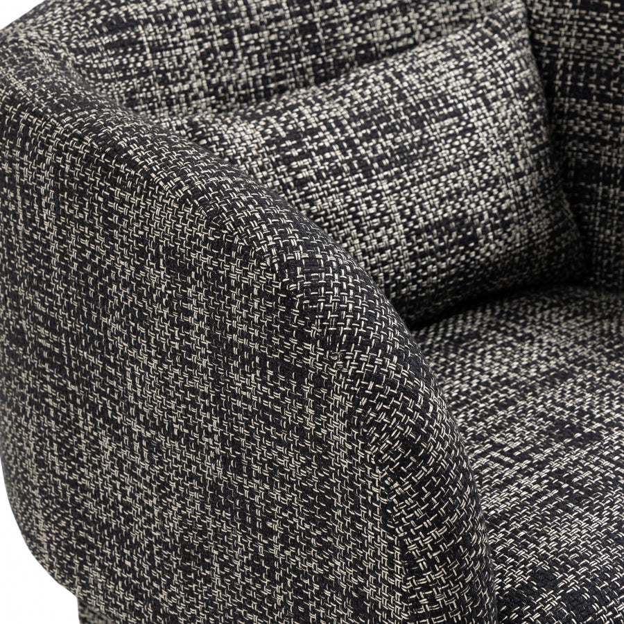 Fauteuil d'appoint rembourré en chenille Vivi