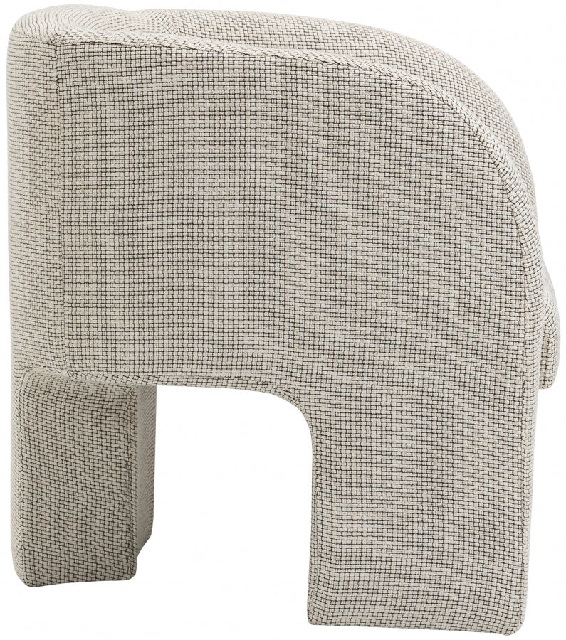 Fauteuil d'appoint rembourré en chenille Vivi