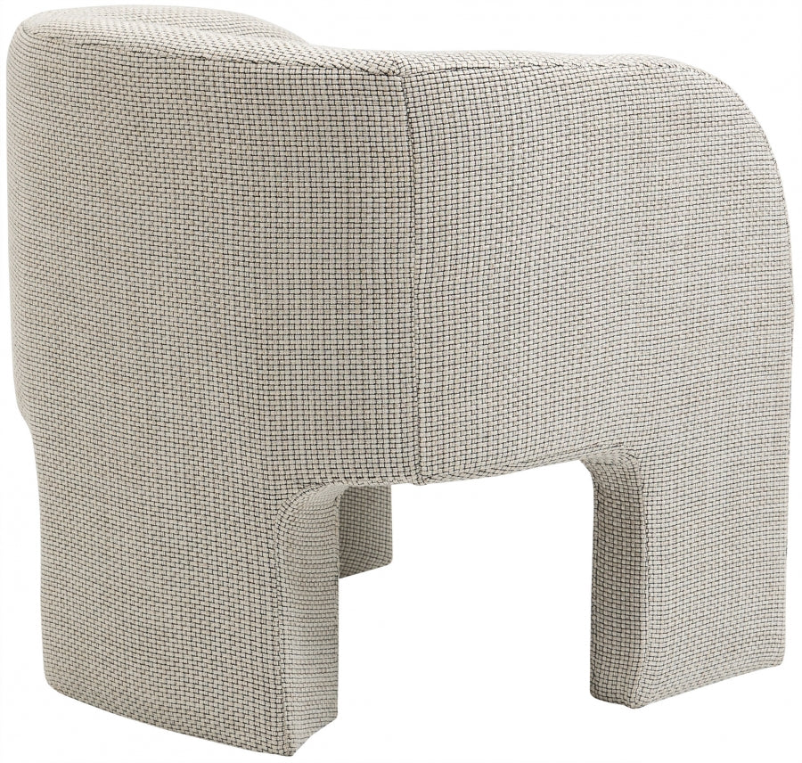 Fauteuil d'appoint rembourré en chenille Vivi