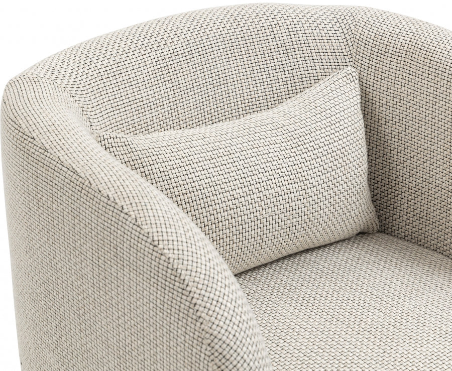 Fauteuil d'appoint rembourré en chenille Vivi