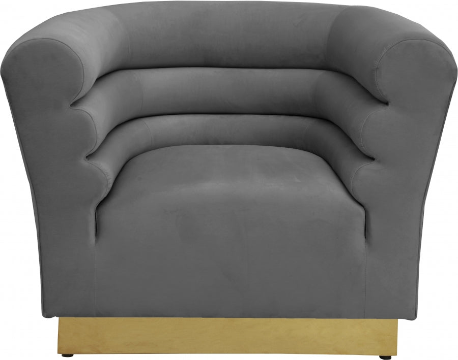Fauteuil d'appoint rembourré en chenille Vivi
